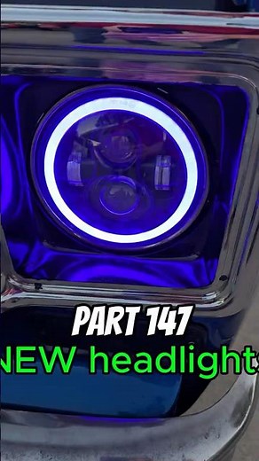 NEW HEADLIGHTS - Rebuilding a 1975 Chevy C10 Part 147