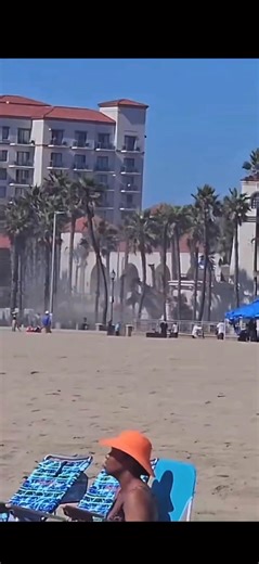 🚨Wait For It -Breaking News Out of California - Helicopter Crash On Populated Beach🚨 A helicopter has just crashed steps from Huntington Beach. Witnesses say it lost control mid-air after what may have been a bird strike, then spun sideways before slamming into palm trees near the sand. Five people have been rushed to the hospital — two from the helicopter and three who were on the ground. Their conditions are currently unknown. This is being treated as a multi-casualty incident. I’ll be follo