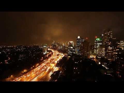 City Lights at Night – Cinematic Urban Traffic Timelapse (No Copyright Video)
