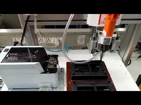 Pick & Place auto screw tightening machine. Sunrise Automation