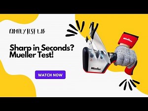 Sharp Knives in Seconds? Mueller 4-in-1 Sharpener Review (From Dull to Deadly!)