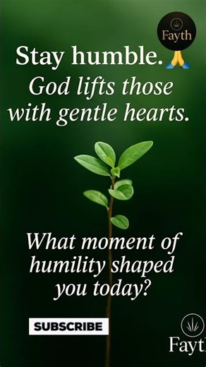 Stay Humble 🌿 What Moment of Humility Shaped You Today? | Daily Motivation #Shorts