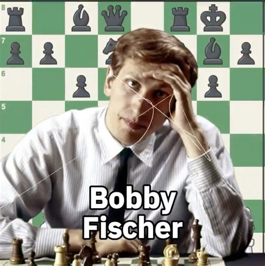 Bobby Fischer's 3 BRILLIANT 💎 Sacrifices #chess