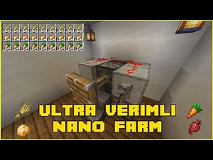 How to Make Minecraft Nano Farm ( Carrot, Wheat, Potato ) Minecraft Systems l Minecraft 1.17.1
