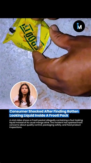 🥤 Shocked After Finding Rotten-Looking Liquid Inside A Frooti Pack 😳⚠️🚨