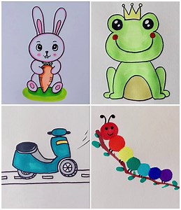 146K views · 2.8K reactions | Easy Drawing Ideas for Kids | Simple Drawings | Facebook