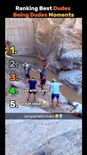 Ranking Best Dudes Being Dudes Moments 😂🫃| #shorts