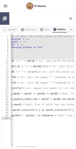 Python Week 1 GRPA 4 || IIT Madras BS Degree