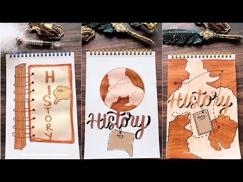 Top 11 Front Page Designs for History Assignments 📖 | NhuanDaoCalligraphy