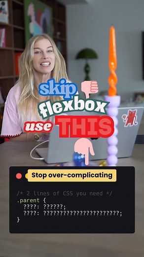 Code with Ania Kubow on Instagram: "We discuss a simple and efficient way to create responsive layouts using just two lines of CSS code, instead of the typical 15-plus lines of Flexbox. Let me know if you like this approach below 👇"