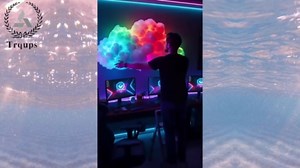 157.48 in LED Cloud Light with Music Rhythm,DIY 3D Thundercloud Lightning Effect Ceiling Cloud Light,USB Powered LED Ambient Clouds Night Light,Stick on Wall for Bedroom Gaming Room Décor (236.22in)