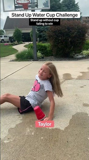 Stand Up Water Cup Challenge!!!