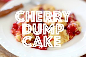 CHERRY DUMP CAKE! I have a little twist to this recipe that takes it over the top! RECIPE HERE: http://www.thecountrycook.net/2016/09/cherry-dump-cake.html | The Country Cook