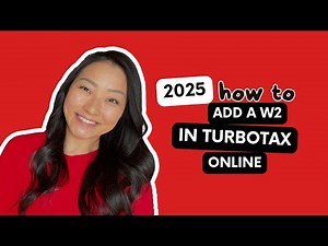 2025 Turbotax Add a W2 | Online Turbotax Software