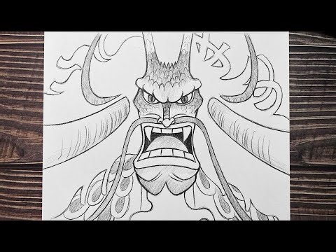 Easy anime sketch | how to draw Kaido - [One Piece] | anime boy drawing step by step for beginners