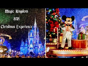 Magic Kingdom 2021 Complete Christmas Experience in 4K | Walt Disney World Orlando Florida