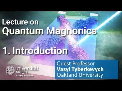 Lecture on Quantum Magnonics - Introduction