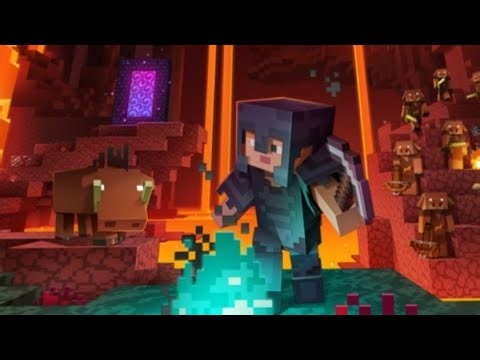 Выживаем на моём мире в незере в майнкрафт 1.21.10 на ПК