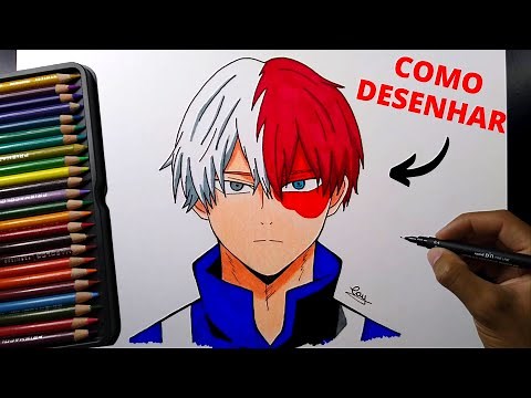 Como desenhar TODOROKI (Boku no Hero)