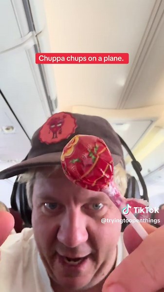 Chupa Chups Lollipop Adventure on a Virgin Flight