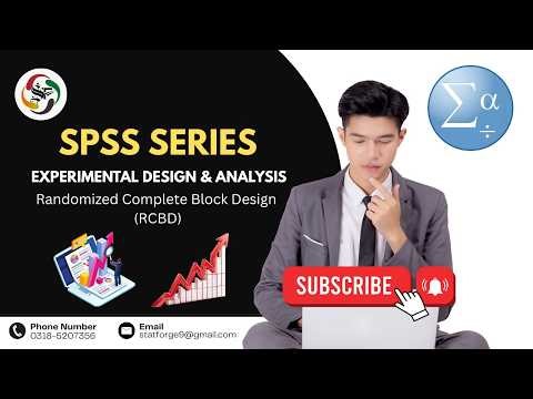Stat Forge | SPSS Tutorials for Randomized Complete Block Design (RCBD)