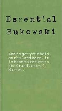 Crucifix in a Death Hand – Charles Bukowski