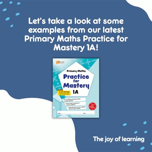 A variety of visual aids makes learning fun in our latest release from Dr. Kho Tek Hong! 朗 Learners are engaged to think about a concept in different ways through vibrant visual aids which are carefully designed and planned to help them effectively build a strong foundation. ✅ Build a strong foundation in maths concepts with this assessment book, available at Popular bookstores! #MCEducation #TheJoyOfLearning | Marshall Cavendish Education | Facebook