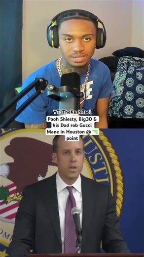 Pooh shiety, Big30 & his dad rob Gucci man in Houston @ 🔫 point. #reaction #poohshiesty #gucci