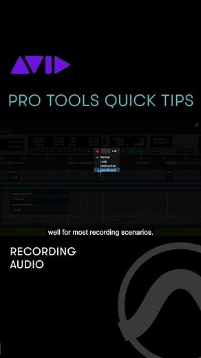 Learn the basics of recording audio into Pro Tools for the first time