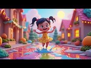 Red, Blue, Yellow — Color Splash Song! | Fun Kids Song | Sing Along Colors Rhyme