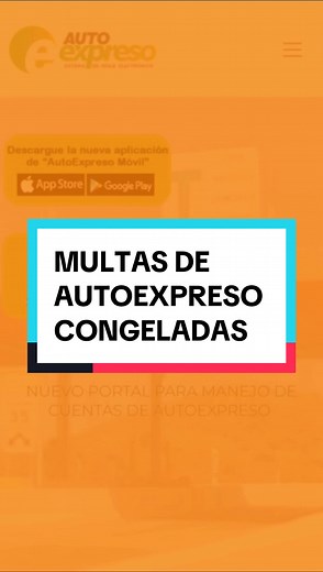 🔔Hasta el 30 de Septiembre del 2024 las Multas de AutoExpreso estan congeladas, esto quiere decir que pueden renovar sus marbetes sin tener que evidenciar el pago para dichas multas. 🔔Importante mencionar que si esta comprando un vehiculo al descargar la Certificacion de multas desde cesco digital no apareceran las multas o peajes pendientes del vehiculo, sin embargo en el sistema de Gestoria A Tu Alcanfe si podemos apreciar dichas multas!! Ojo con esto si vas a comprar un vehiculo no estan di