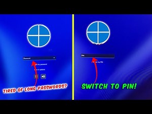 How to SWITCH Login Method from Password to PIN in Windows 11