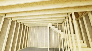 Best Barns Maker's Loft 16 ft. x 20 ft. 2-Story Wood Garage Kit with High Side Walls and Loft (Staircase Included) MLOFND20