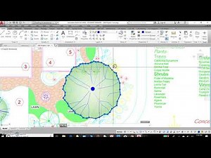 201.1 Color Rendering in AutoCAD for Landscape Design