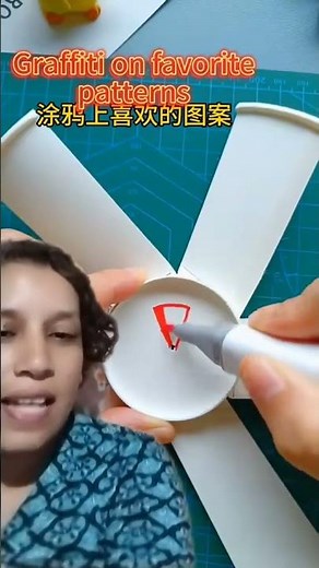 como hacer un molino de viento con material reciclable #manualidades