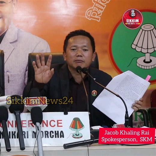 #SikkimNews24 HSP is giving 'Double Standard' opinion on Income Tax exemption to AOSS, claimed Spokesperson, SKM Jacob Khaling Rai | Sikkim News 24
