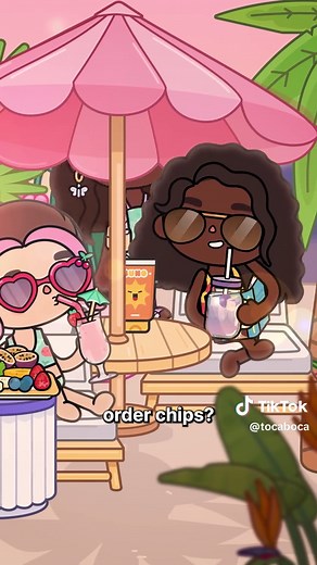 It’s all good having sun, sea and a HUGE summer crush 🌞 but did you see these new outfits? 🌊 #TocaBoca #TocaBocaWorld #beach #summer #friends #besties