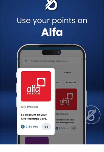 Use your points on Alfa! With Suyool, you earn points on every payment. Then you can redeem those points on rewards of your choice! Don't have Suyool yet? 📲 Download it now: suyool.com/app