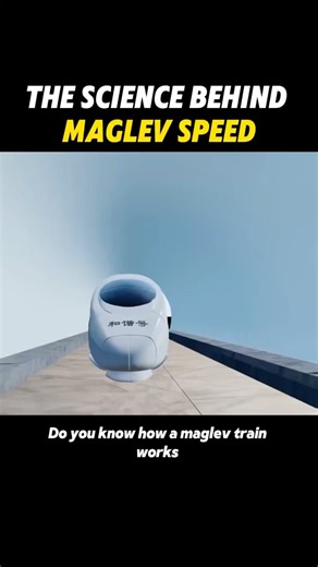The science behind maglev speed #knowledge #principle #science #train