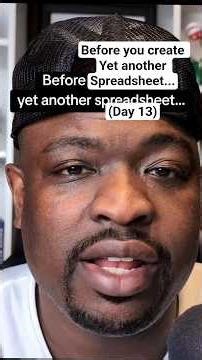 Before you create yet another spreadsheet...Day 13 #sharepoint #spreadsheets