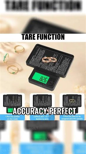 Compact and Tiny Digital Scale That Fits in Your Hand 🖐️💎