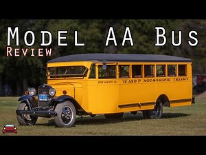 1930 Ford Model AA Bus Review - School Transport From 94 Years Ago!