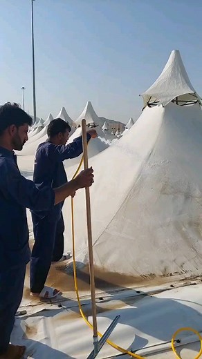 8.1K reactions · 114 shares | Mina tents get ready for Hajj 2023. The...