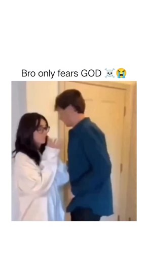Viralhoodz on Instagram: ""Bro only fears GOD" captures a viral meme vibe of ultimate confidence, where a guy acts fearless in wild situations—like trash-talking a girl's tough dad or pulling risky pranks—until divine intervention humbles him with hilarious timing. It stems from comedy shorts and reels showing over-the-top bravado crumbling into prayerful panic, often with emojis like 😭🙏 for that relatable chaos. The phrase blew up from awkward family meetups, like a dude boldly claiming "Dadd