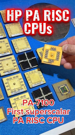 HP PA 7100: full decapping video and doodle explanation