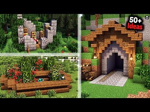 Over 50 Outdoor Ideas to IMPROVE Your Minecraft World