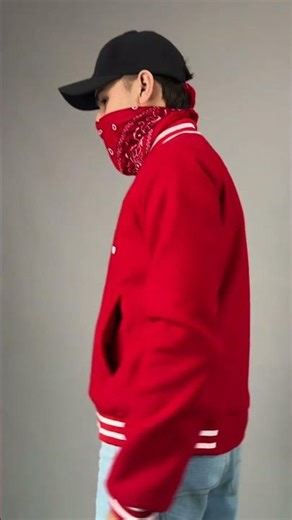 Disney World Mickey Mouse Red Varsity Jacket | Fun Streetwear Style by Leather Jacket Black