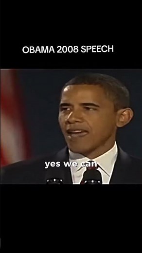 Relive Obama’s Historic 2008 Campaign Speech Inspiring Democracy #Obama #Elections #FYP