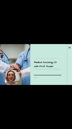 What is #MedicalSociology and how is it distinct from other approaches to studying #medicine #health #illness #disability and #healthcare ? #Feature 1 of #MedicalSociology101 , a new #series where I explain the #basics of medical #sociology . Today’s feature pulls from the full-length #lecture titled “What is medical sociology and why is it useful?” Available on #youtube #education #HigherEducation #SocialScience #ScienceTok #WomenInScience #learning #OpenAccess #lesson #HealthSciences #PublicHe