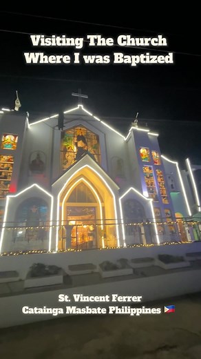 The church where I was baptized 🇵🇭🙏🏽 *notice the well used pews* 😇😌 | Plating Grace with Fr. Leo